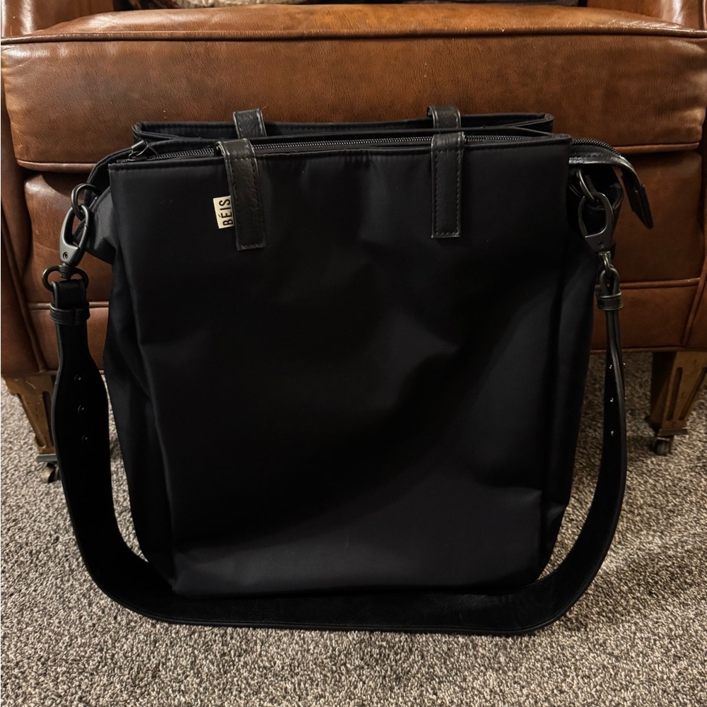 BEIS Black Commuter Tote